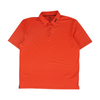 Red Solid Short Sleeve Polo