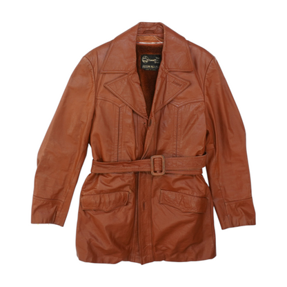 Vintage The Leather Shop Men's Store Button-Front Coat