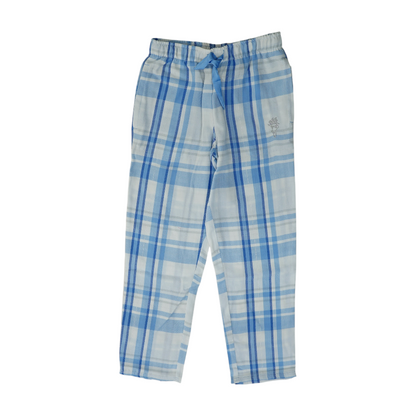 Blue Plaid Pajama Bottom