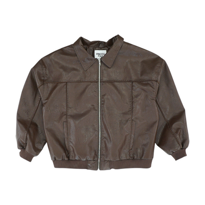 Brown Solid Jacket