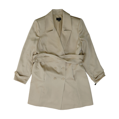 Beige Solid Coat