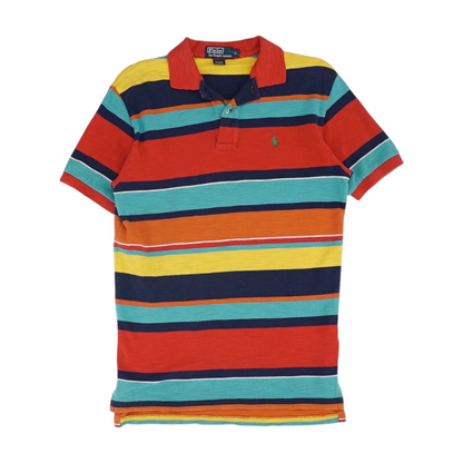 Multi Striped Short Sleeve Polo
