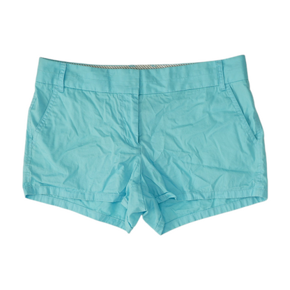Blue Solid Chino Shorts