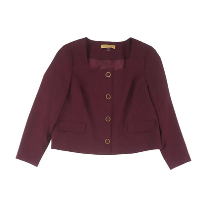 Maroon Solid Jacket