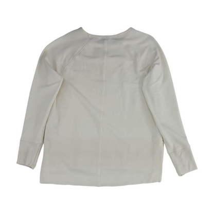 Ivory Solid Sweatshirt Pullover