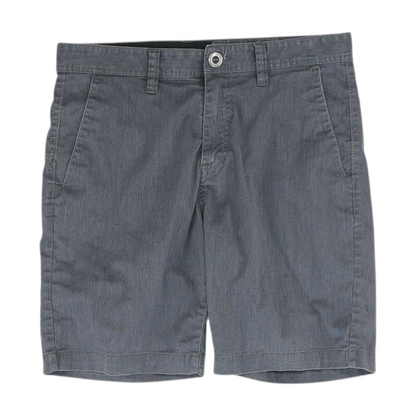 Gray Paisley Chino Shorts
