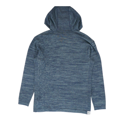 Blue Solid Pullover Sweater