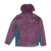 Purple Color Block Rain Jacket
