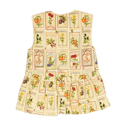 Cream Graphic Vest