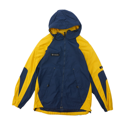 Navy Color Block Rain Jacket