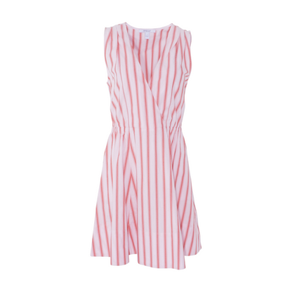 Pink Striped Mini Dress