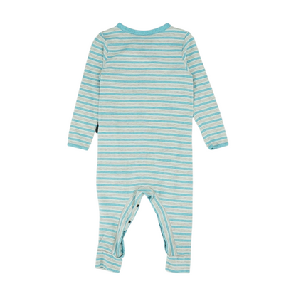 Blue Striped One-Piece