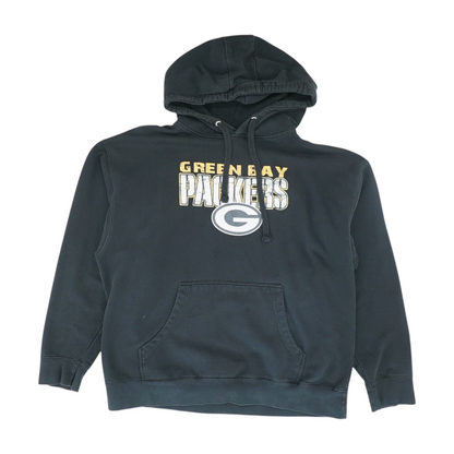 Black Green Bay Packers Solid Hoodie Pullover