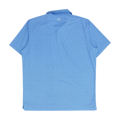 Blue Print Short Sleeve Polo