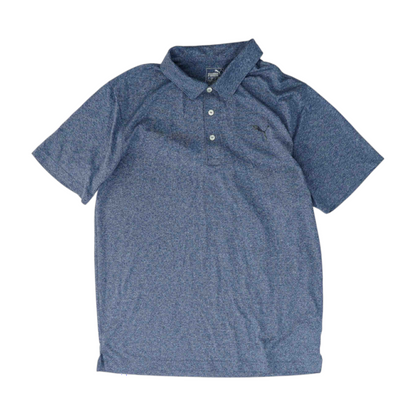 Navy Solid Short Sleeve Polo