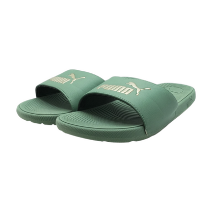 Green Athletic Slide Athletic Shoes