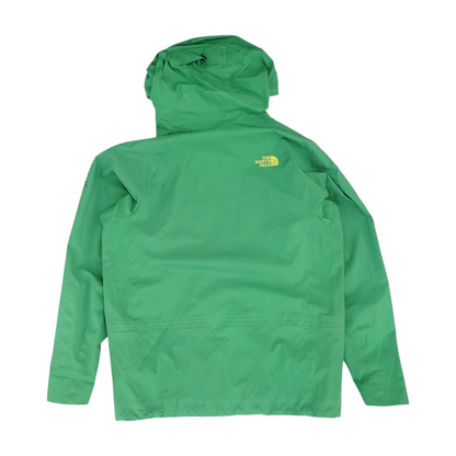Green Solid Rain Jacket