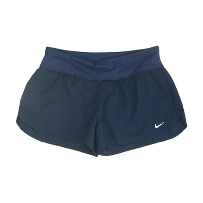 Navy Solid Active Shorts