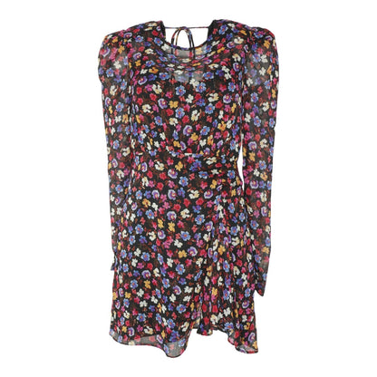 Black Floral Mini Dress