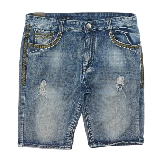 Blue Denim Shorts