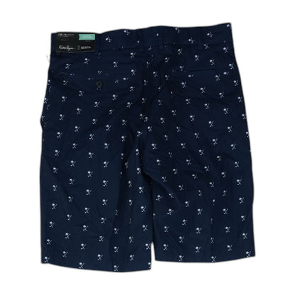 Navy Graphic Chino Shorts