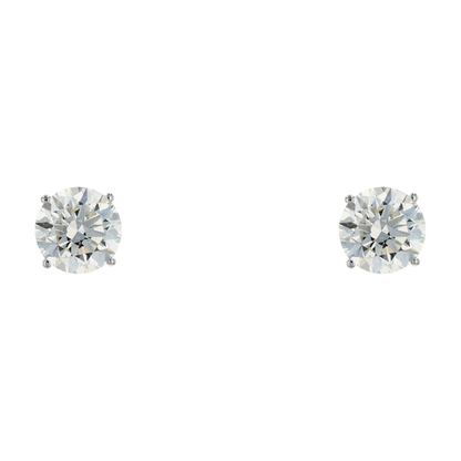4 3/8 ctw 14K White Gold Lab Grown Diamond Stud Earrings