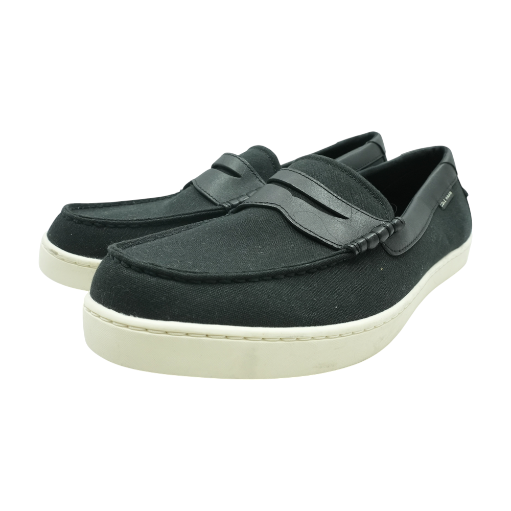 Black Slip-On Casual Shoes
