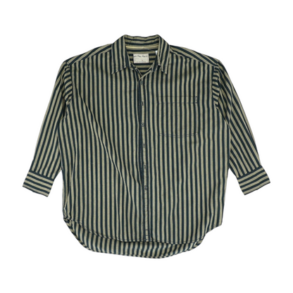 Black Striped Button Down