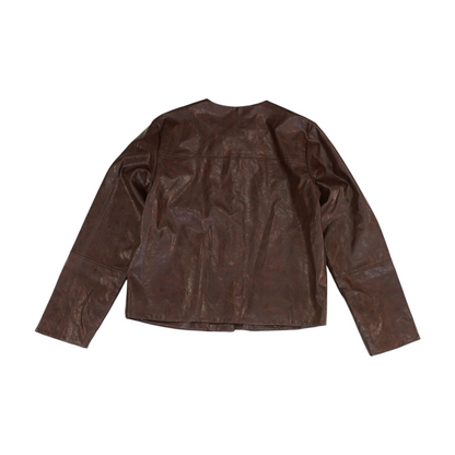Brown Solid Jacket
