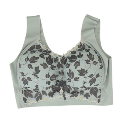 Gray Print Bra