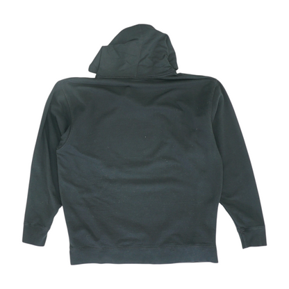 Black Solid Hoodie Pullover