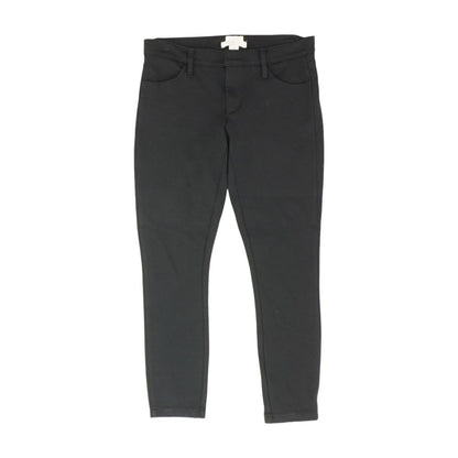 Black Solid Five Pocket Pants