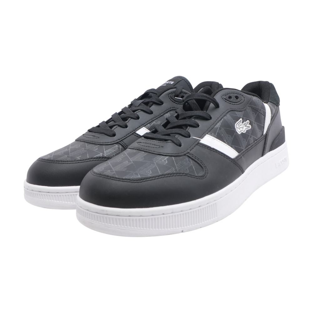 T-Clip Set Leather Low-Top Athletic Shoes