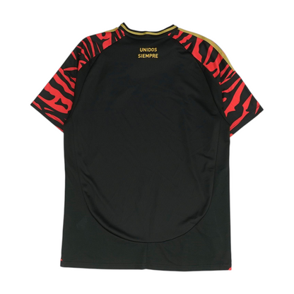 Men's Black Peruvian Football Federation Short Sleeve Jersey