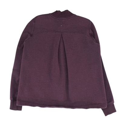 Burgundy Solid Active Jacket