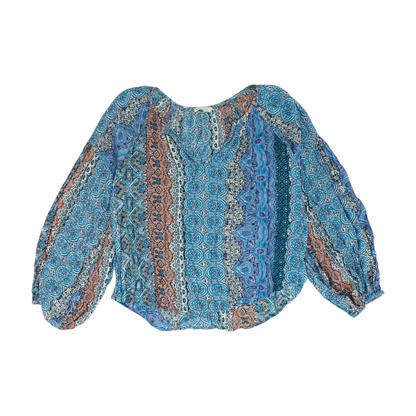 Blue Print Blouse