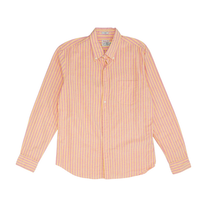 Pink Striped Long Sleeve Button Down