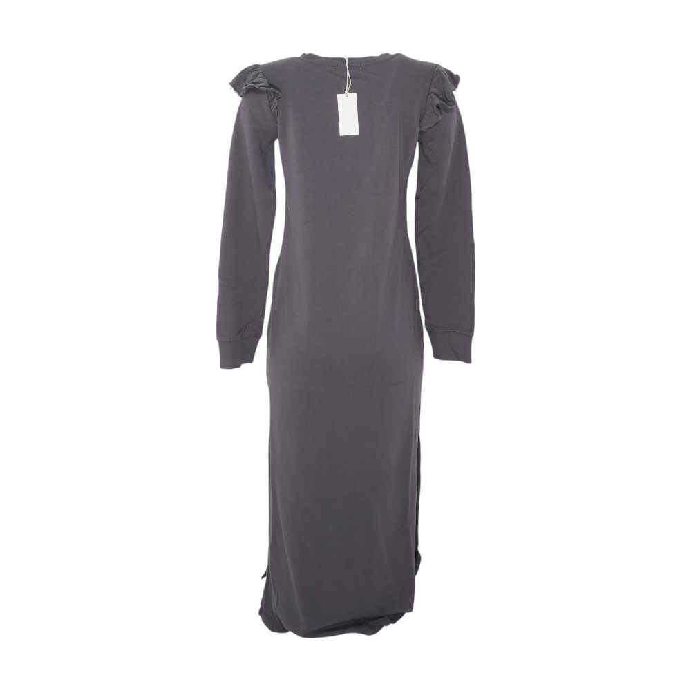 charcoal grey color dress Midi – Unclaimed Baggage flowing into a graceful Ecom Style:AP1E213372 Color:Ivory-Black Berylove Women Black Work