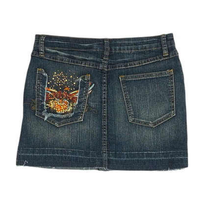 Blue Mini Skirt