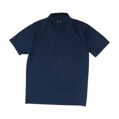 Navy Solid Short Sleeve Polo