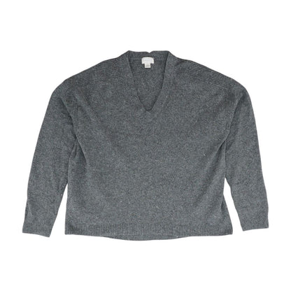 Gray V-Neck Sweater
