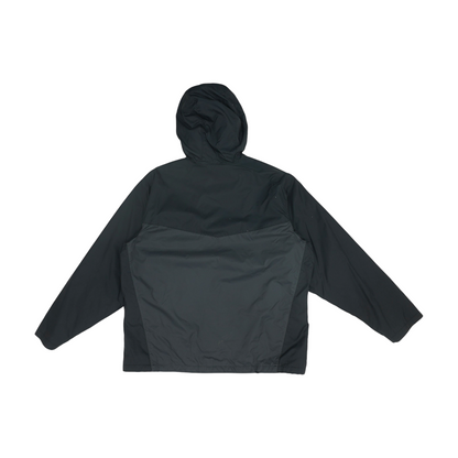 Black Color Block Rain Jacket