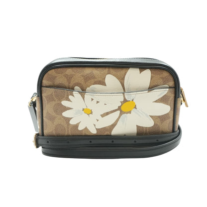 Mini Jamie Camera Bag in Signature Canvas with Floral Print