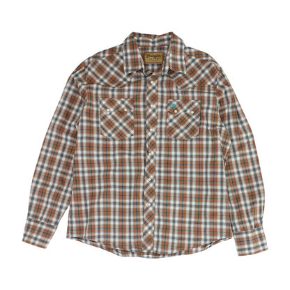 Multi Plaid Long Sleeve Button Down