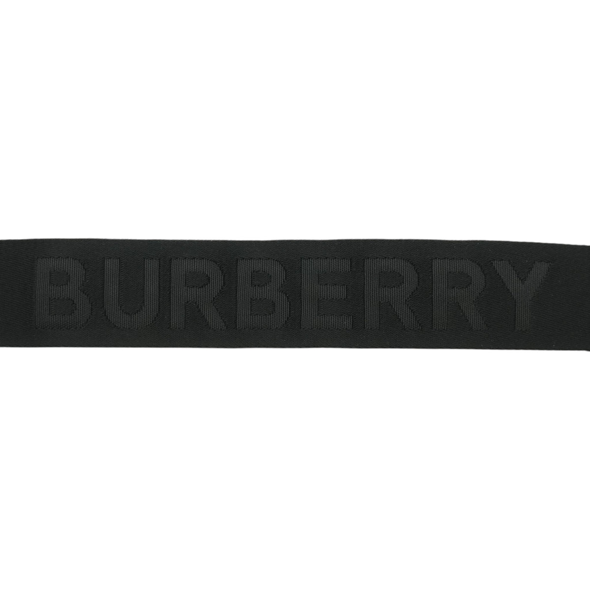 TB Monogram Sport Clip Logo Jacquard Webbing Belt in Black