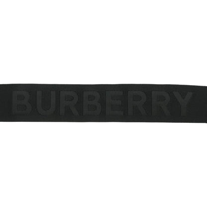 TB Monogram Sport Clip Logo Jacquard Webbing Belt in Black