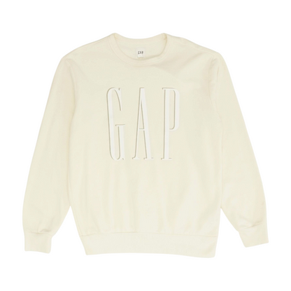 Ivory Solid Sweatshirt Pullover