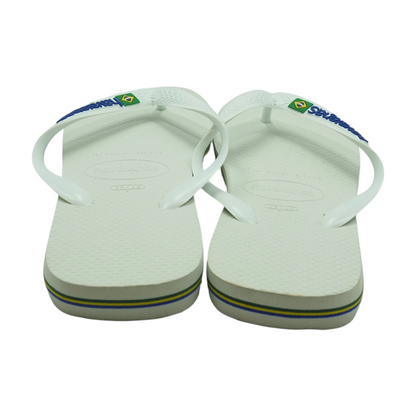 White Flip-Flop Sandals