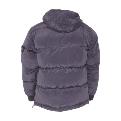 Black Nylon Metal Down-TC Jacket