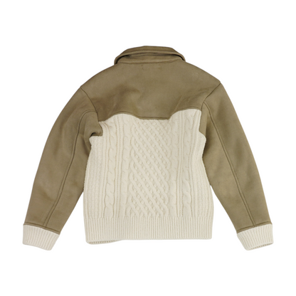 Gray Color Block Jacket